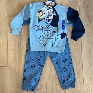 NWT Bluey Kids' 3- Piece Denim Set Size 7